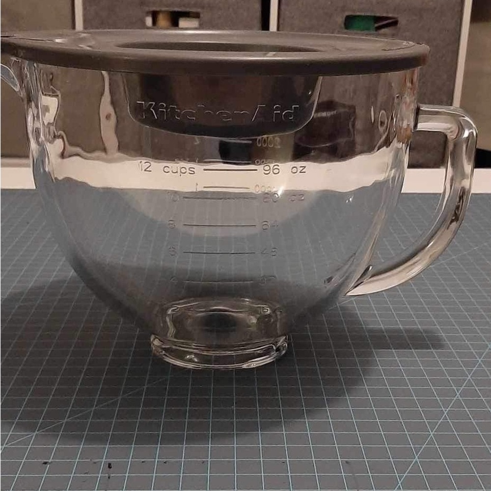 kitchenaid glass bowl 5qt